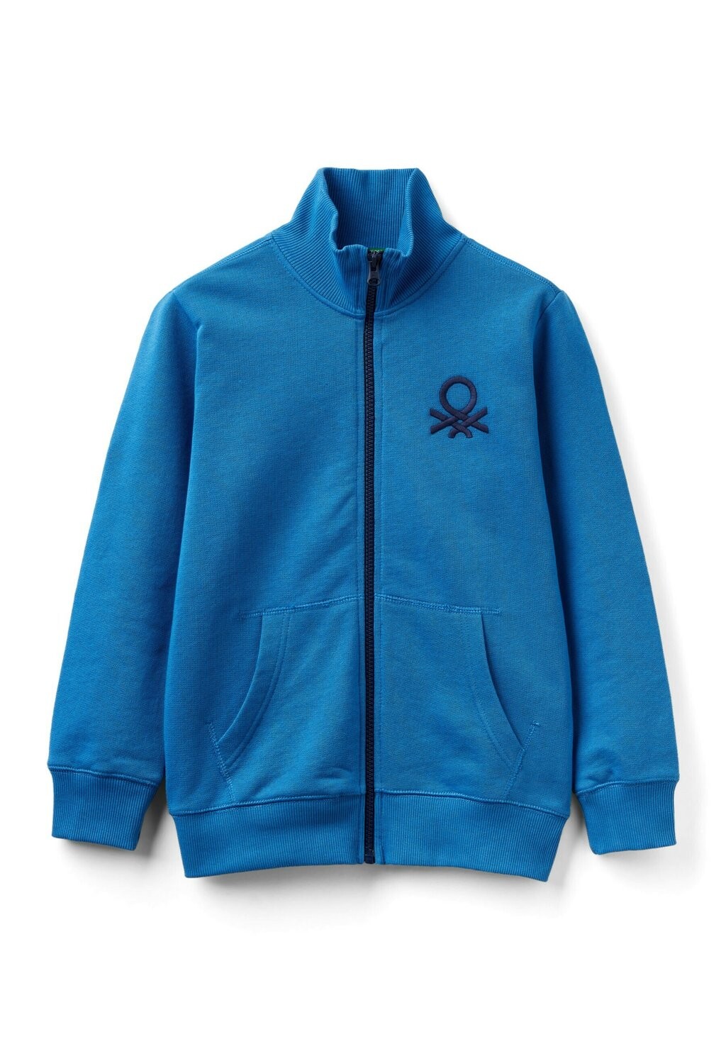 

Толстовка на молнии WITH ZIPPER United Colors of Benetton, синий