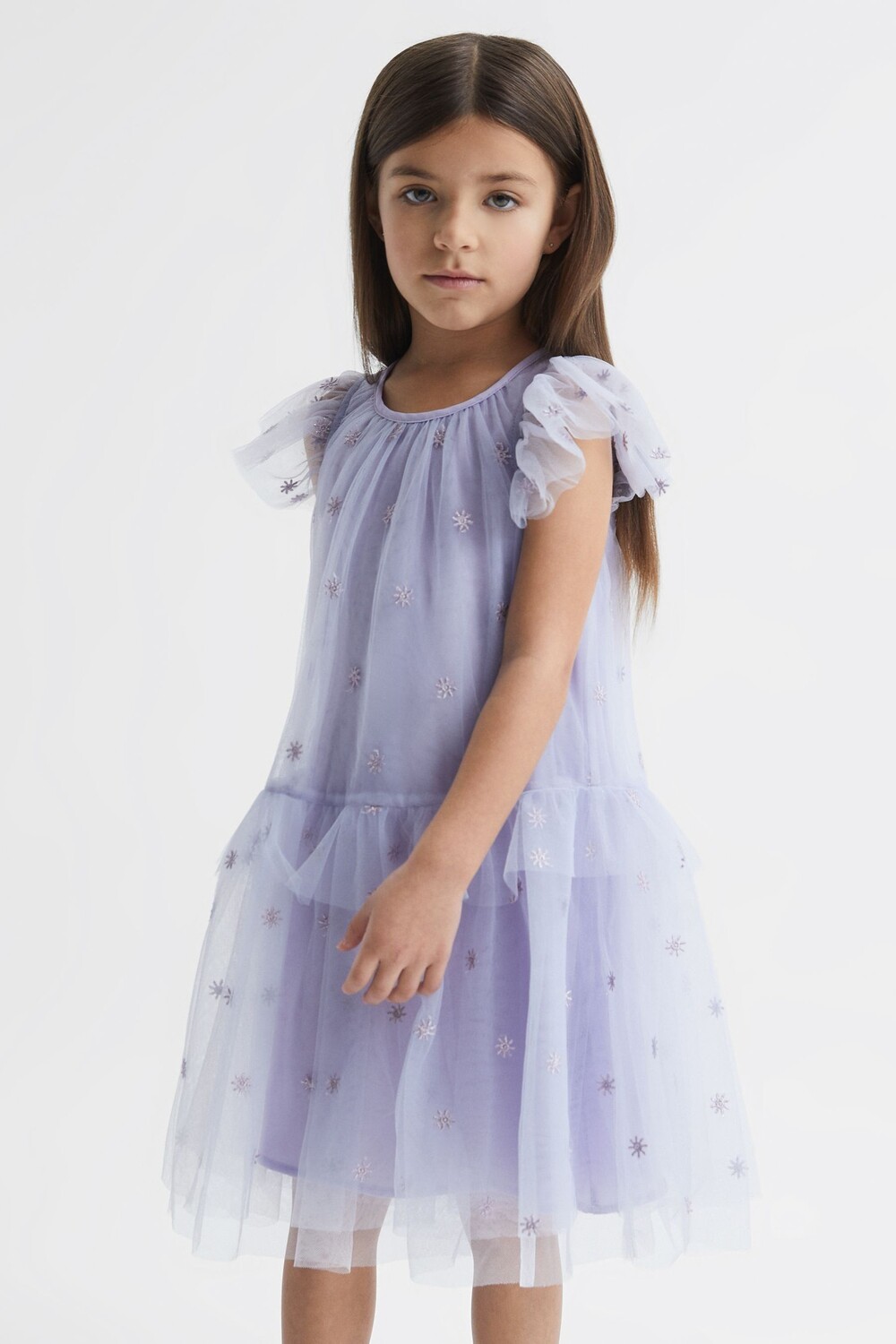 

Платье Fifi из тюля с вышивкой Reiss