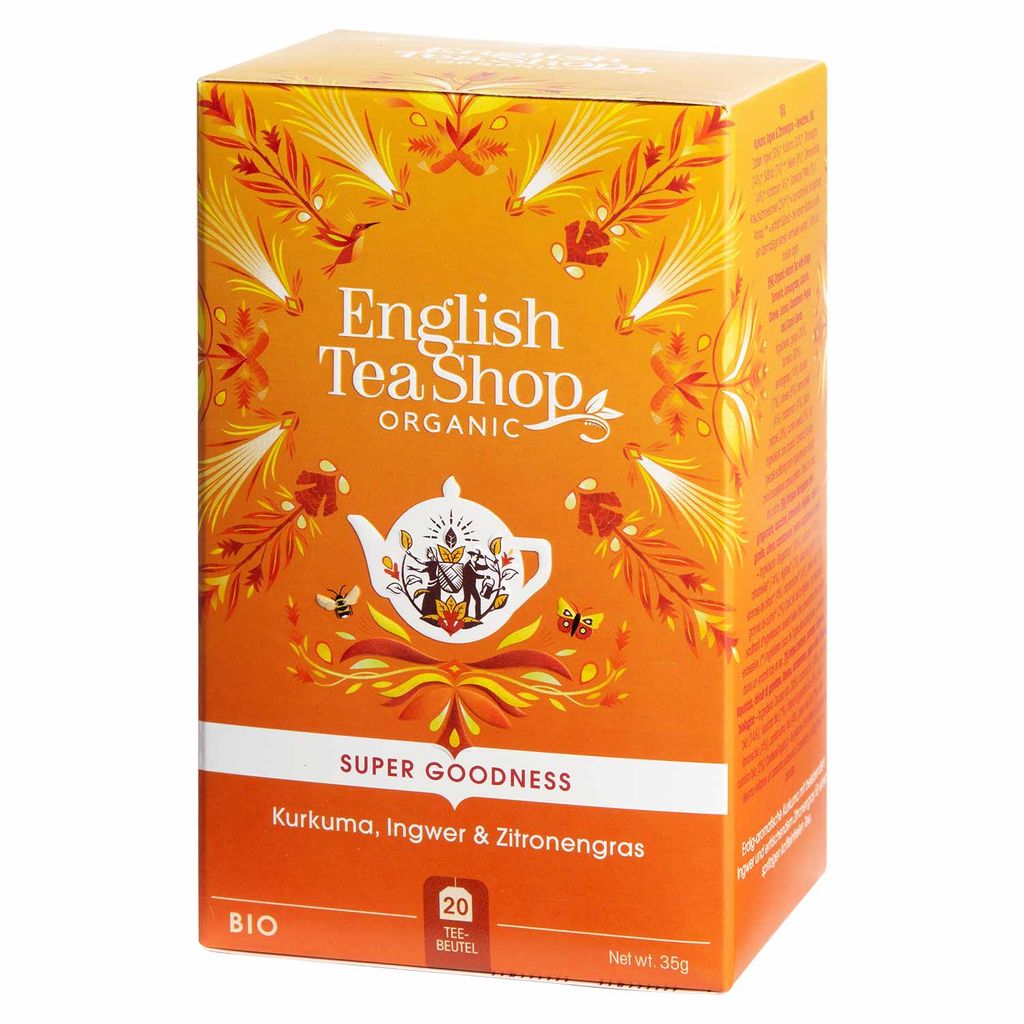 

ETS - Куркума, имбирь и лемонграсс, ORGANIC, 20 чайных пакетиков English Tea Shop