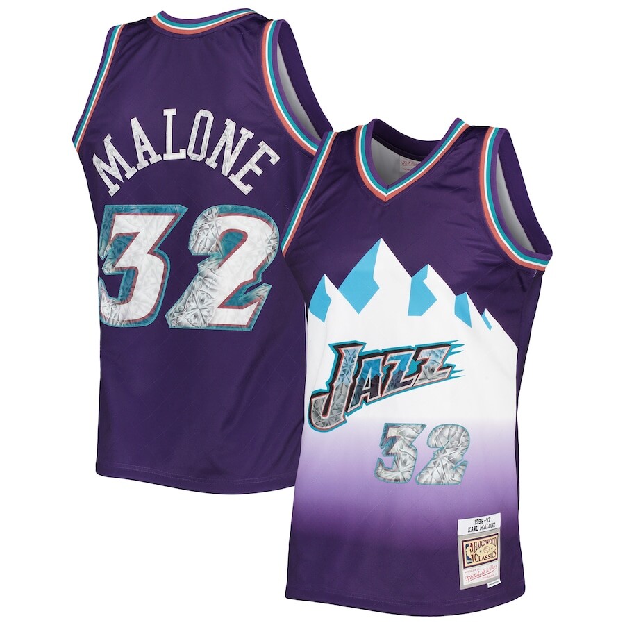 

Джерси Mitchell & Ness Utah Jazz, фиолетовый