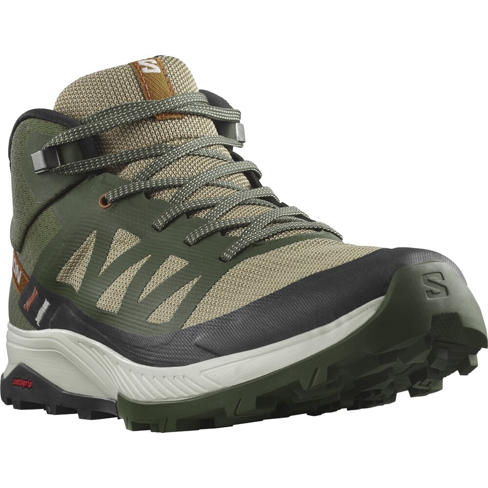 

Походная обувь Salomon Outrise Mid Goretex, зеленый