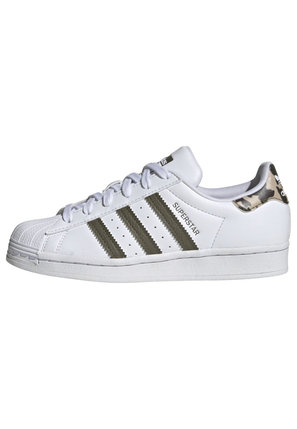 

Низкие кроссовки Superstar adidas Originals, цвет cloud white olive strata