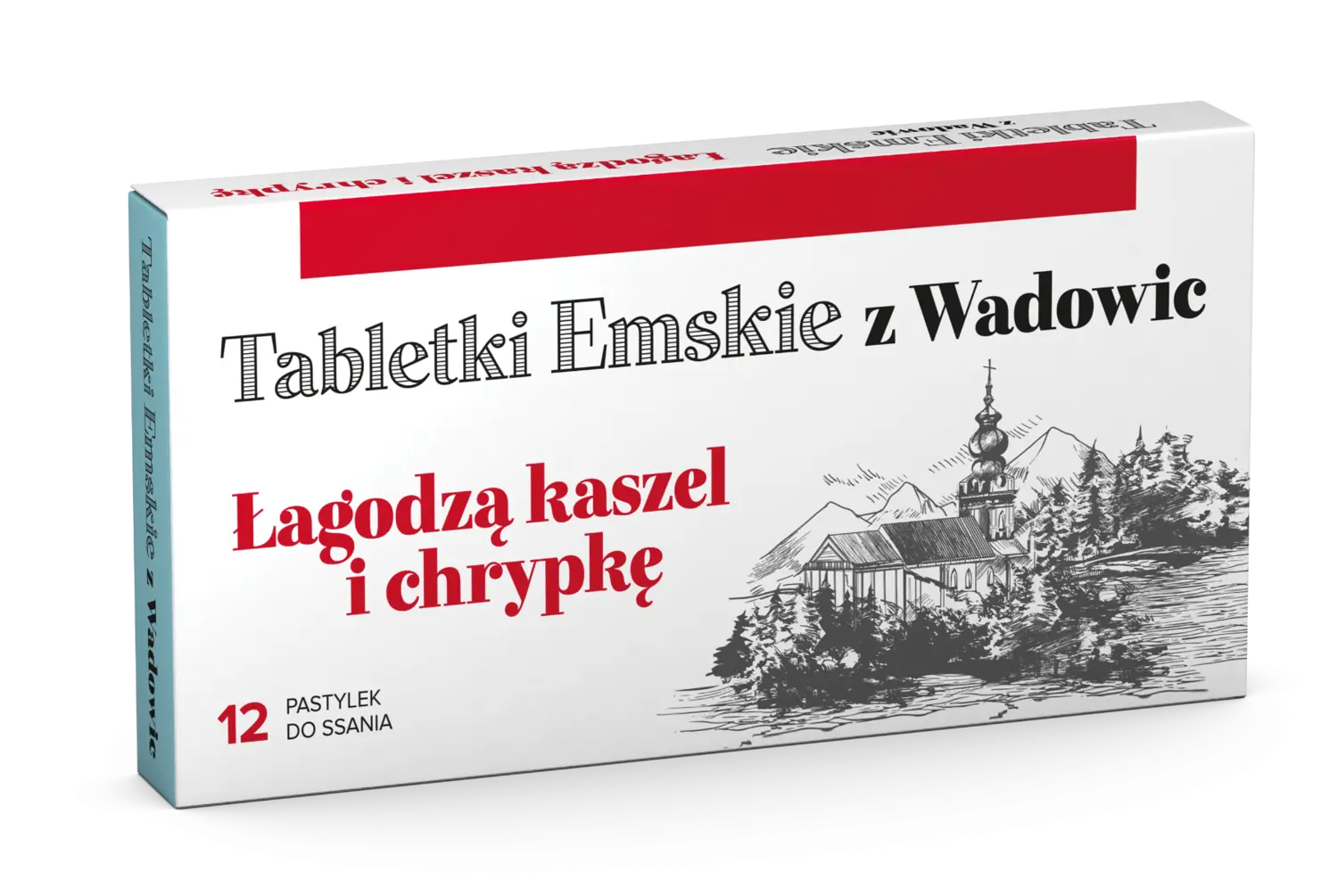 

Tabletki Emskie z Wadowic таблетки для защиты горла, 12 шт.