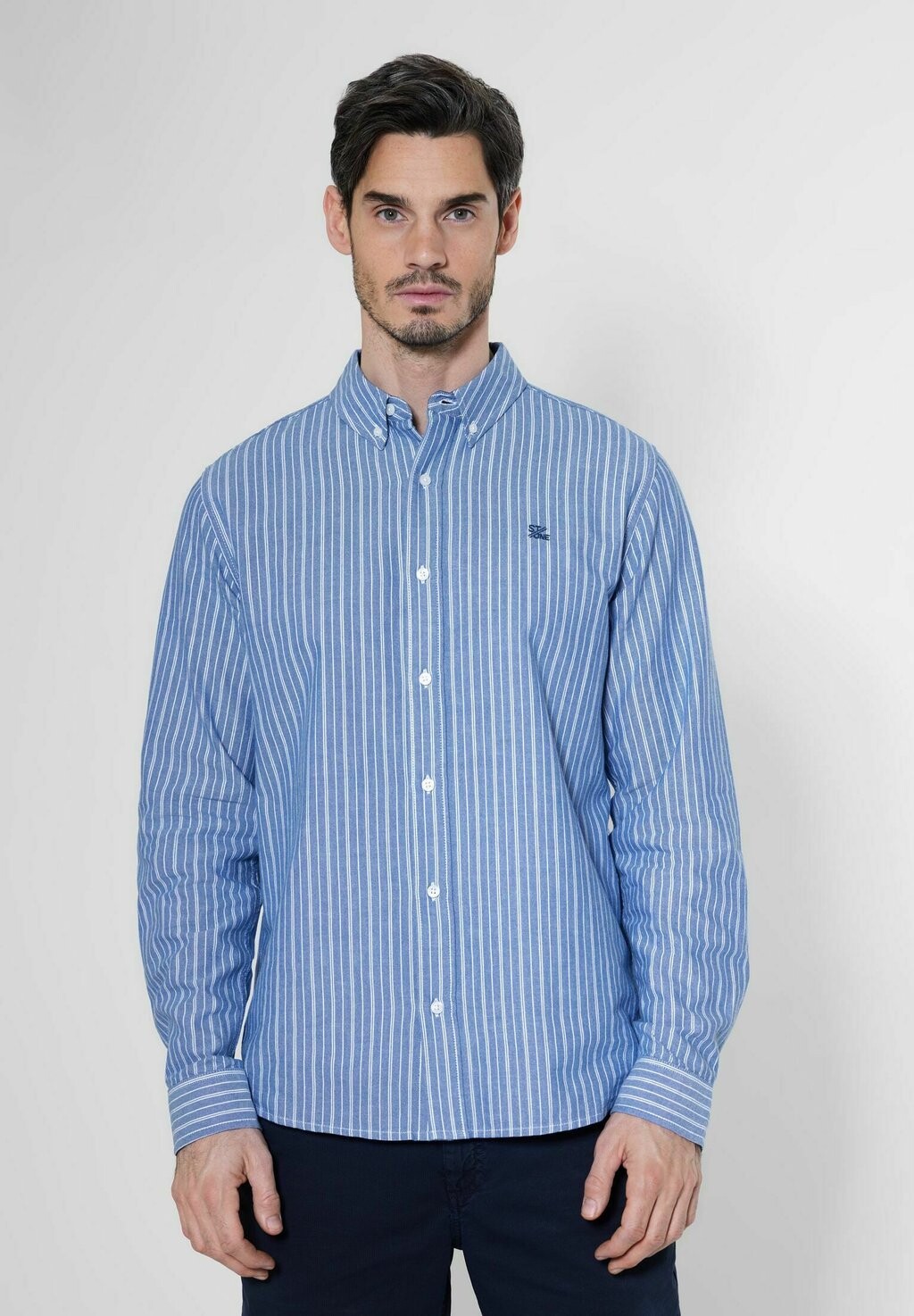 Рубашка BUTTON DOWN OXFORD Street One MEN, цвет blau