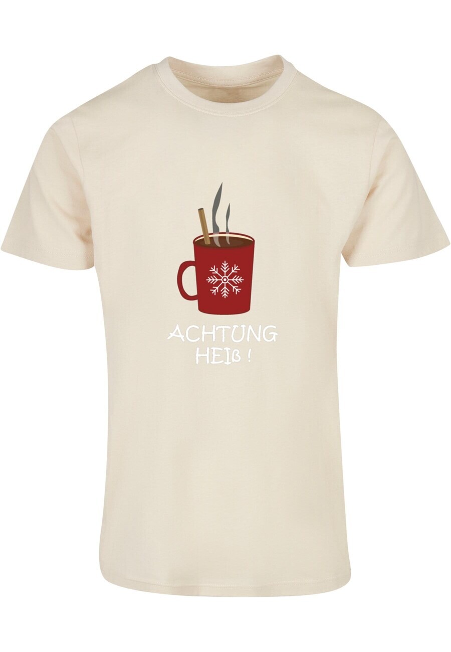

Футболка Merchcode ACHTUNG HEISS, песочный
