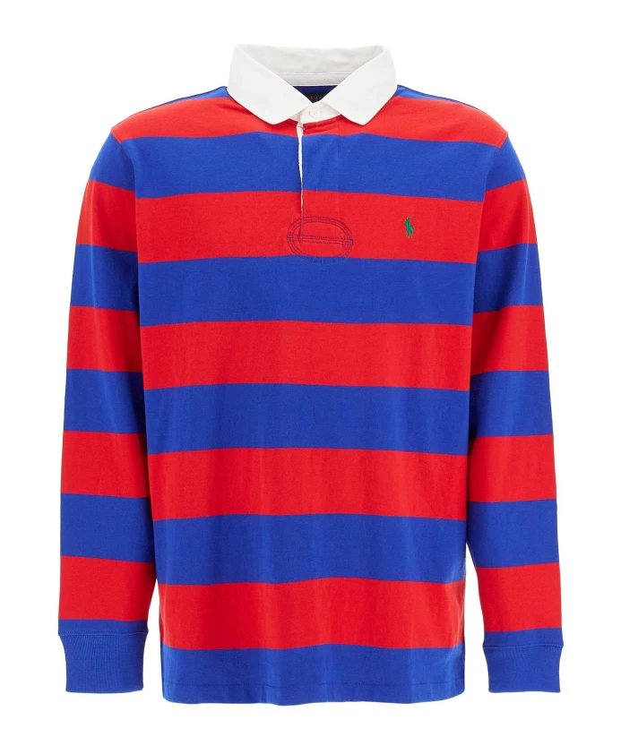

Полосатая рубашка поло с длинными рукавами Polo Ralph Lauren, мультиколор