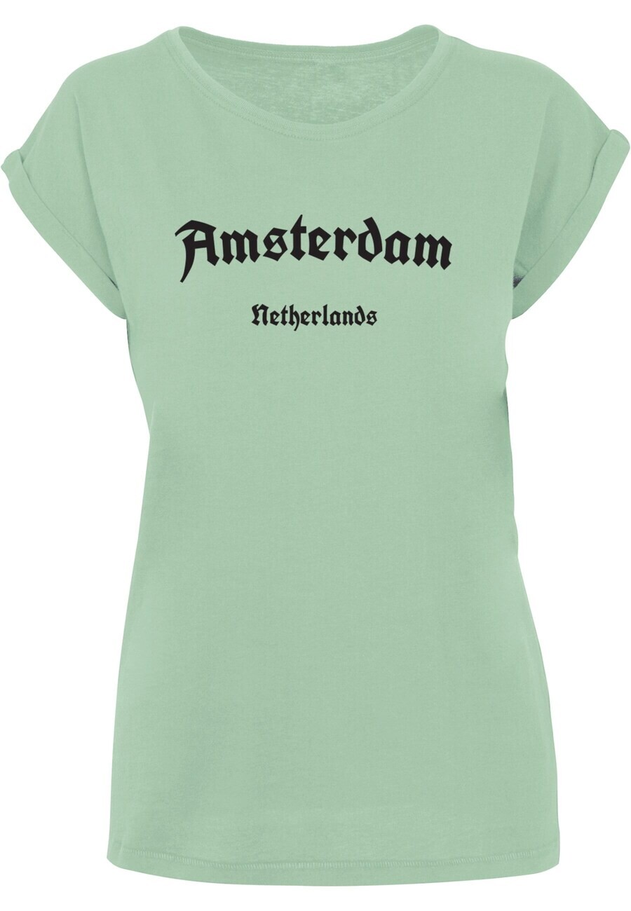 

Футболка Merchcode AMSTERDAM, цвет Mint