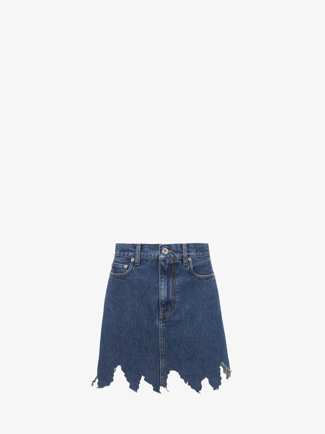 

Мини-юбка lasercut JW Anderson, индиго