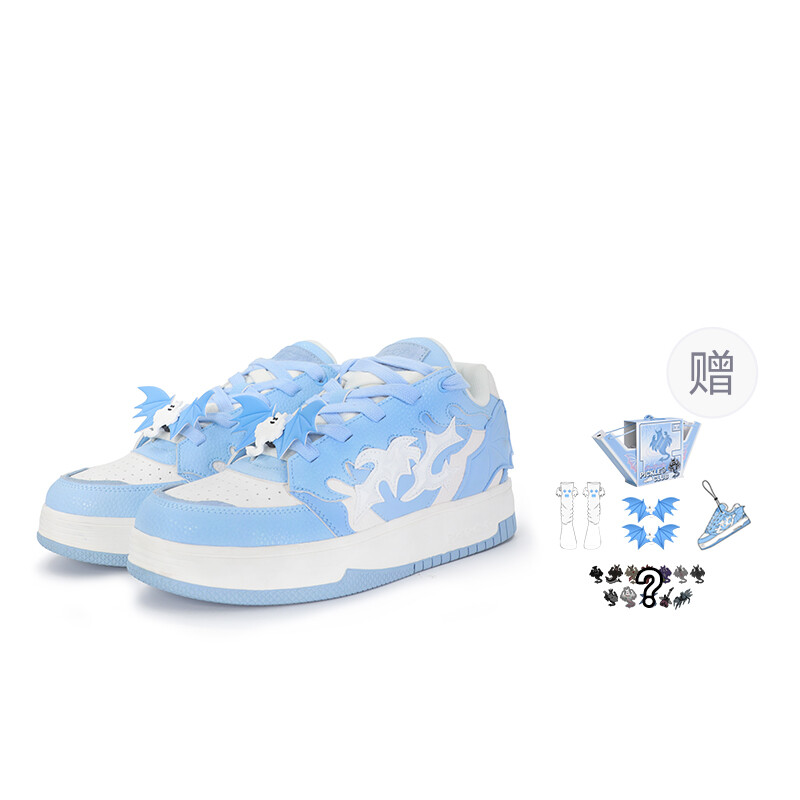 

Кроссовки LBPC Skateboarding Shoes Unisex Low-top, цвет Pink Ghost White School Bag Limited Edition