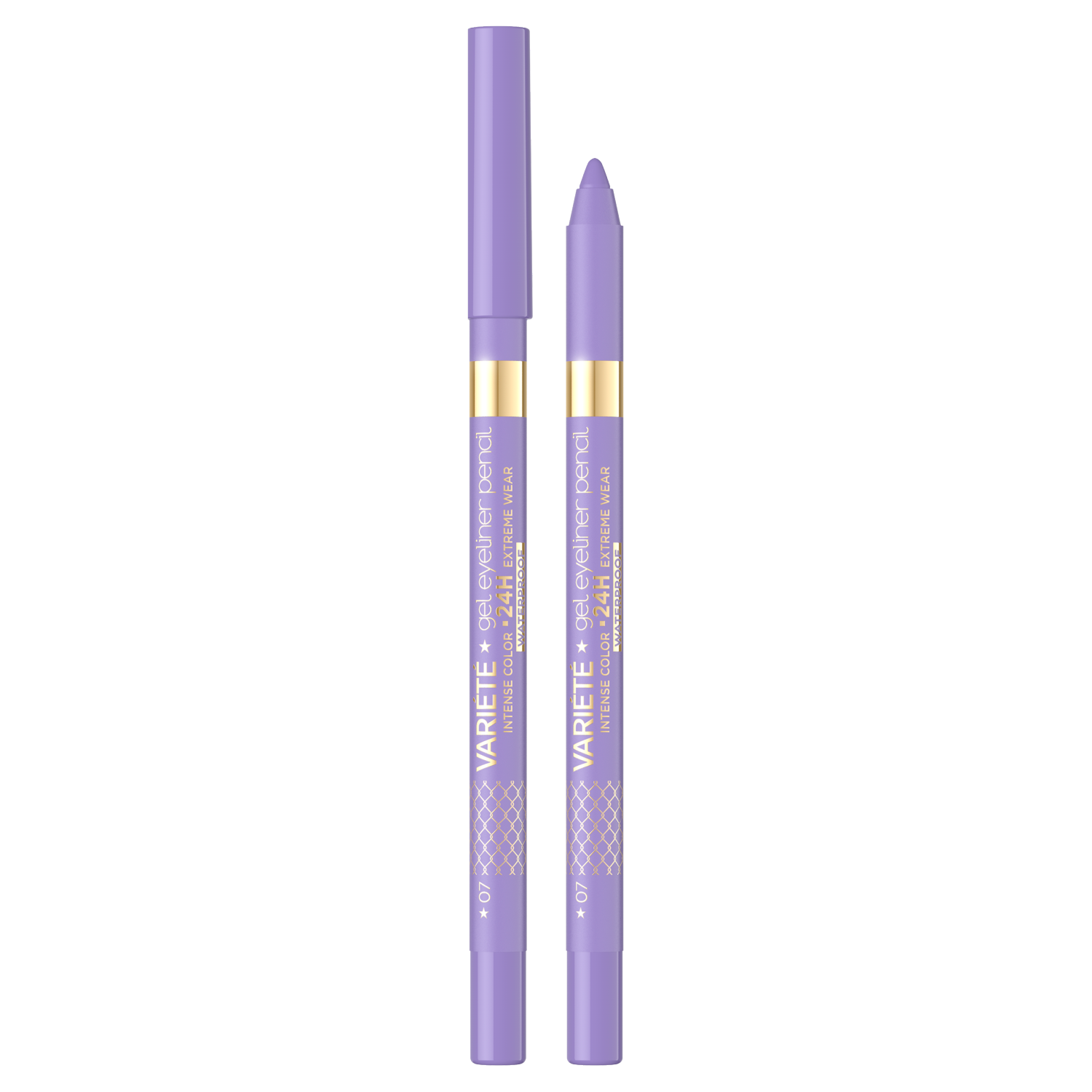 Водостойкий гелевый карандаш для глаз 07 Eveline Cosmetics Variété, 9 мл