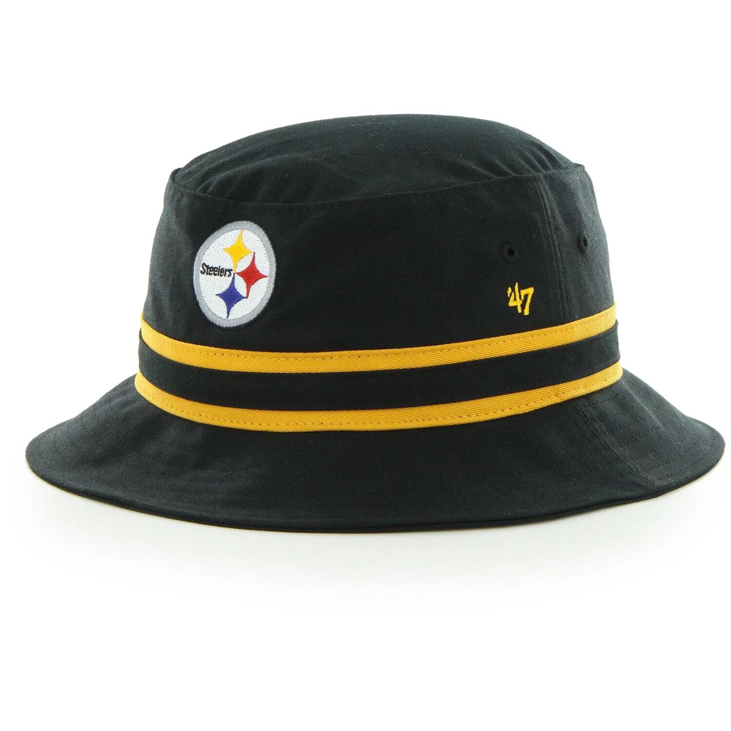 

Мужская черная панама в полоску '47 Pittsburgh Steelers