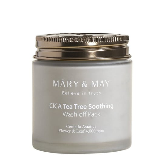Глиняная маска, 125г Mary&May, CICA TeaTree Soothing Washoff Pack, Mary & May