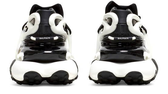 

Кроссовки Unicorn из двухцветного неопрена и кожи Balmain