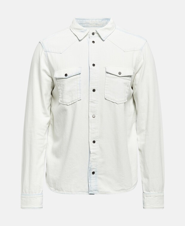 

Джинсовая рубашка 7 for all Mankind, белый