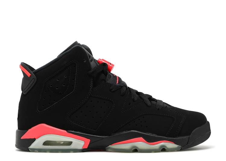 

Кроссовки AIR JORDAN 6 RETRO BG 'INFRARED' 2014, черный