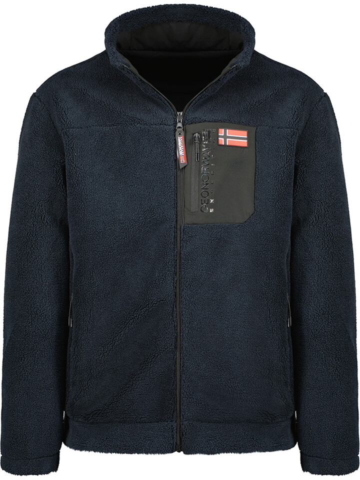 

Флисовая куртка Geographical Norway Unreversible, темно синий