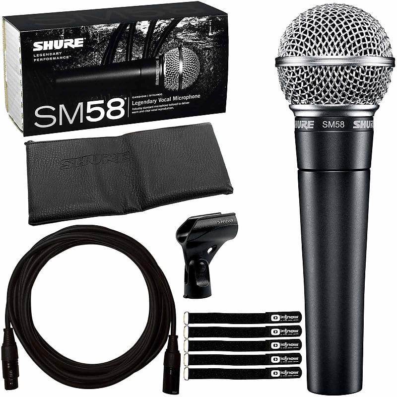 

Микрофон Shure Shure SM58 Multipurpose DJ Event Vocal Performance Dynamic Microphone Cable Pack