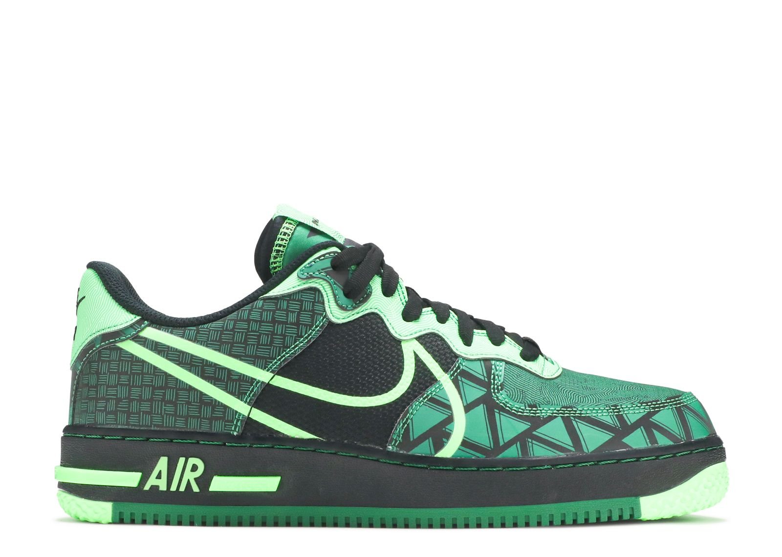 

Кроссовки Nike Air Force 1 React 'Naija', черный