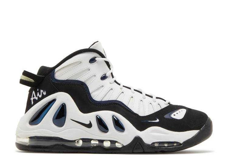 Nike air max uptempo sale 97 white black college navy