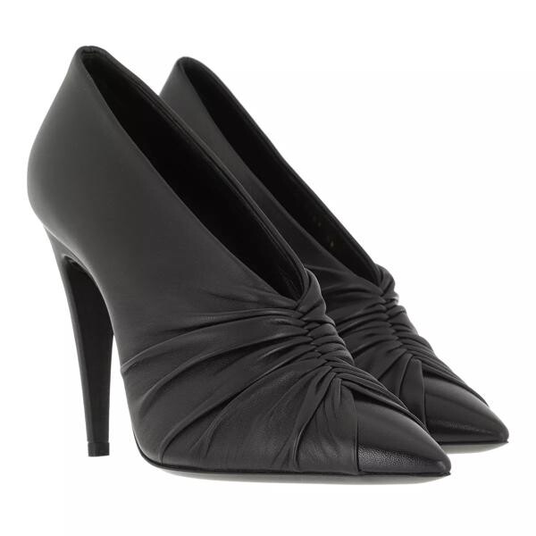 

Туфли indya pumps leather Saint Laurent, черный