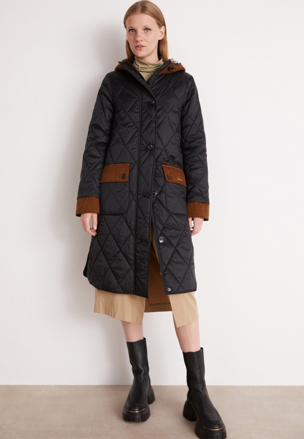 

Зимнее пальто Barbour, черный