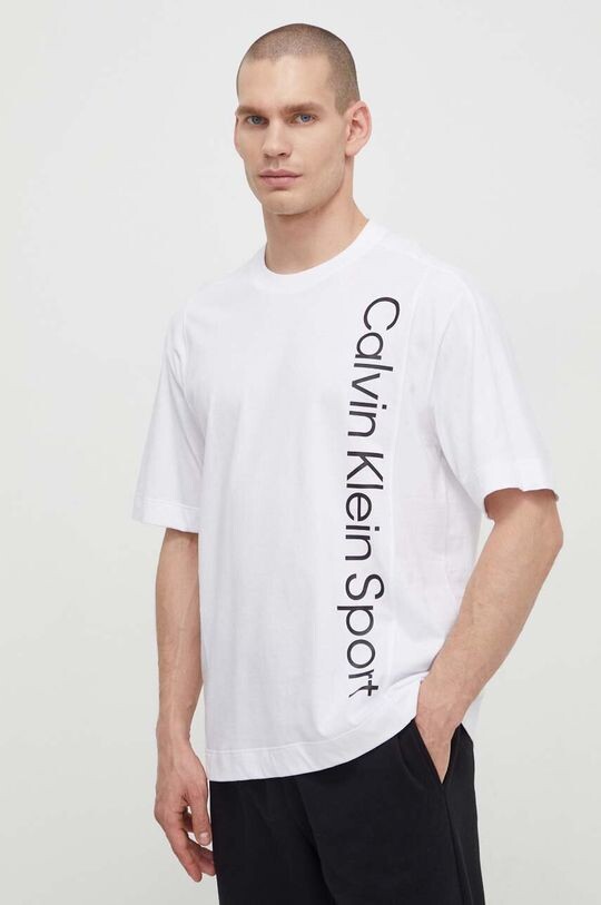 

Хлопковая футболка Calvin Klein Performance, белый
