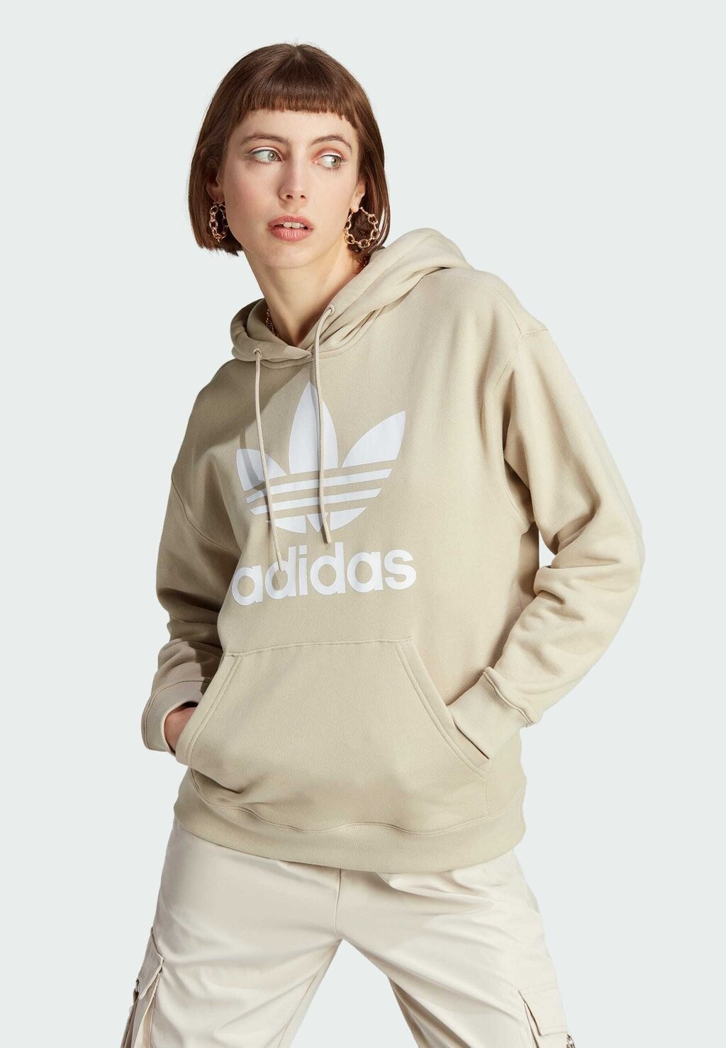 

Худи adidas Originals, бежевый
