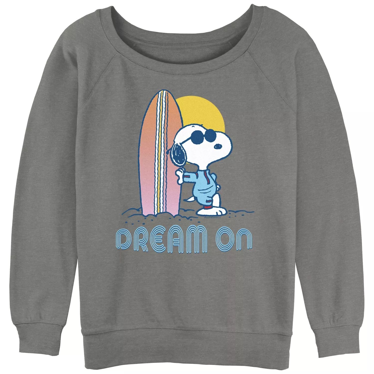 

Юниорская Peanuts Surf Dream в махровом пуловере с напуском Licensed Character