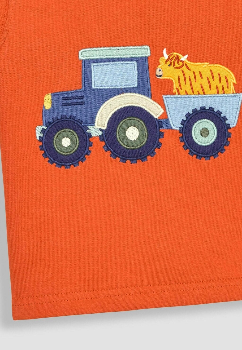 

Футболка с принтом SHARK FRIENDS APPLIQUE, REGULAR FIT JoJo Maman Bébé, оранжевый