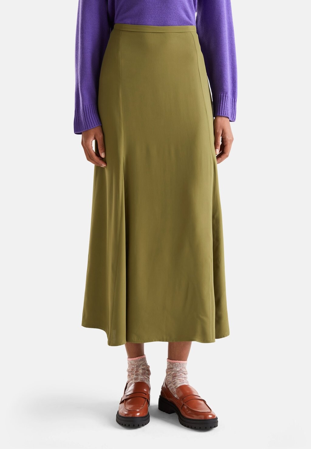 

Юбка длинная United Colors of Benetton, зеленый