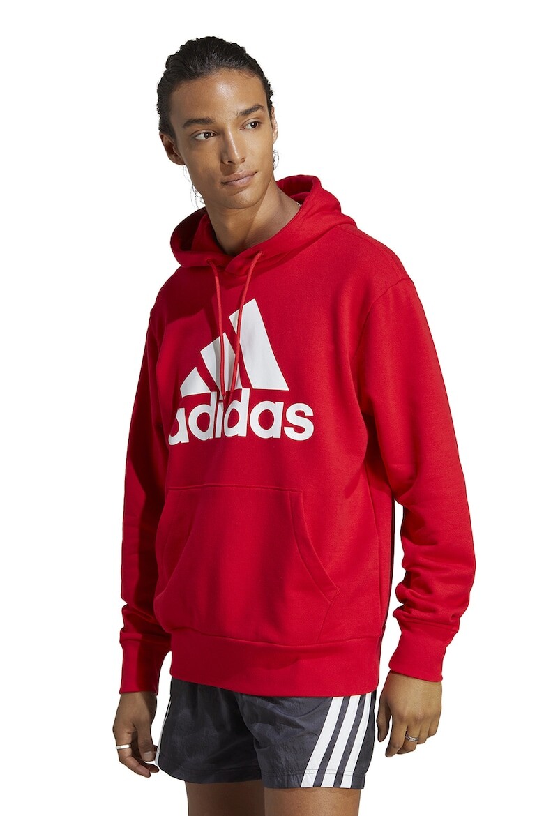 

Толстовка Essentials с карманом-кенгуру и логотипом Adidas Sportswear, красный