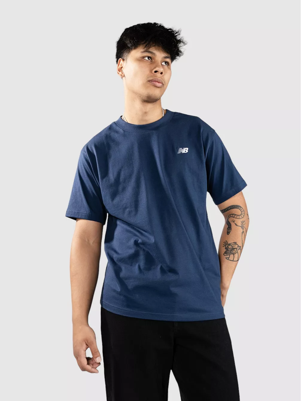 

Маленькая футболка с логотипом New Balance, синий