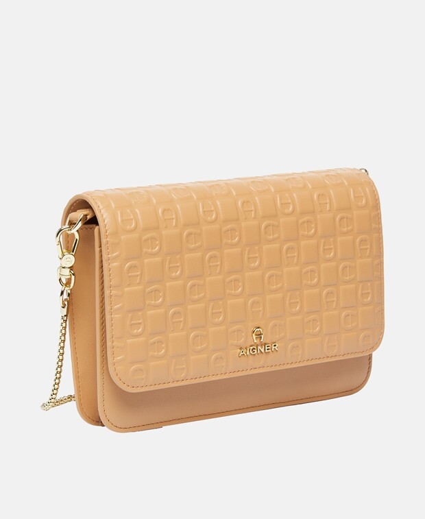 

Кожаная сумка через плечо Aigner, коричневый
