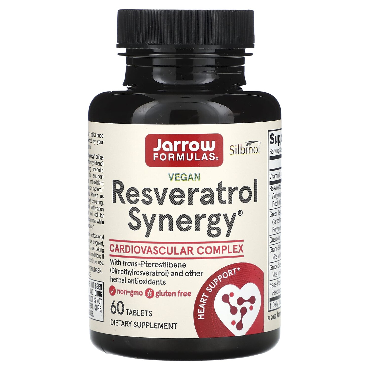 

Vegan Resveratrol Synergy, 60 таблеток, Jarrow Formulas