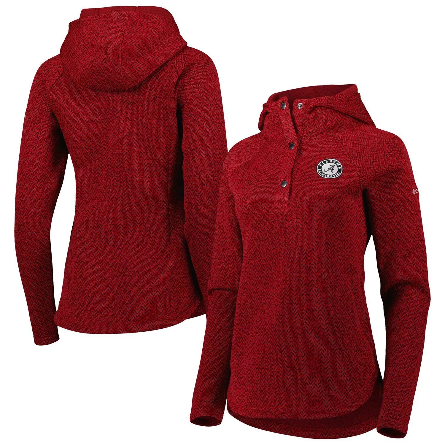

Женский флисовый пуловер с капюшоном Columbia Crimson Alabama Crimson Tide Darling Days реглан