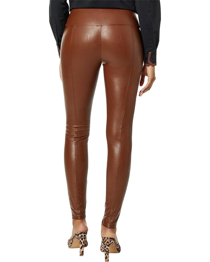 Брюки Lysse Texture Vegan Leather Leggings, цвет Whiskey