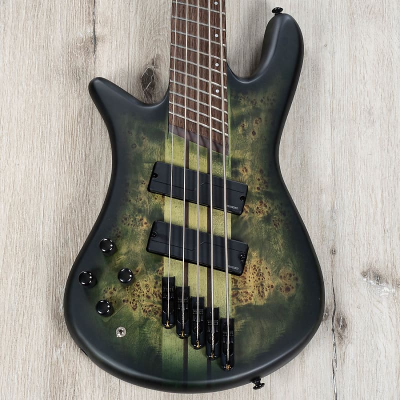 Басс гитара Spector NS Dimension 5 Multi-Scale 5-String Left-Handed Bass, Haunted Moss Matte