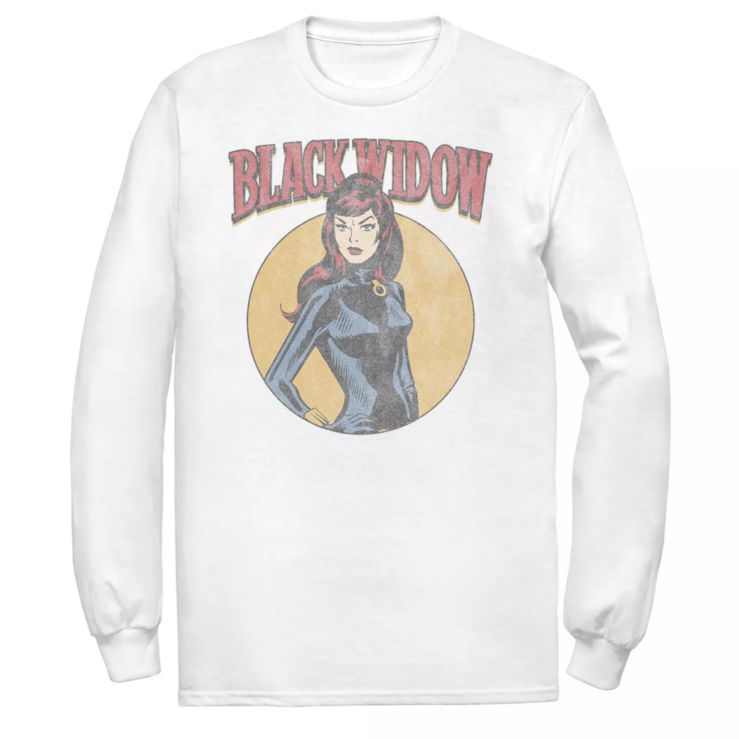 Мужская футболка с рисунком Marvel Black Widow Licensed Character