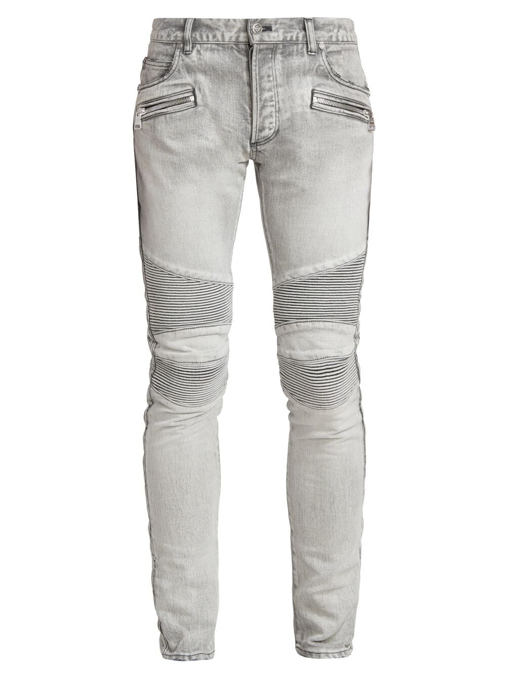 

Джинсы Moto в рубчик Balmain