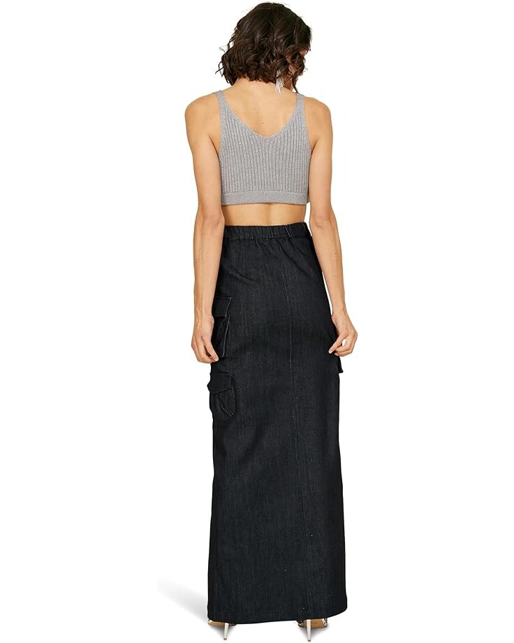 Юбка line and dot Mora Maxi Skirt, угольный