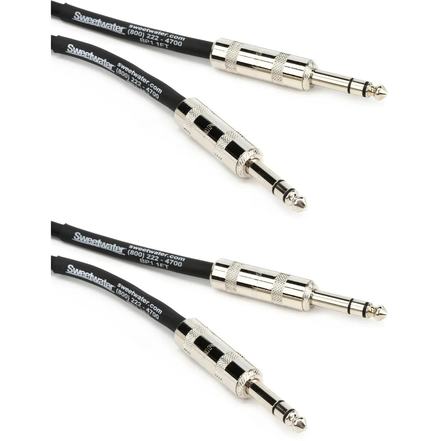 

Сбалансированный патч-кабель Pro Co BP-1 Excellines — штекер TRS 1/4 дюйма на штекер TRS 1/4 дюйма — 1 фут (2 шт.)