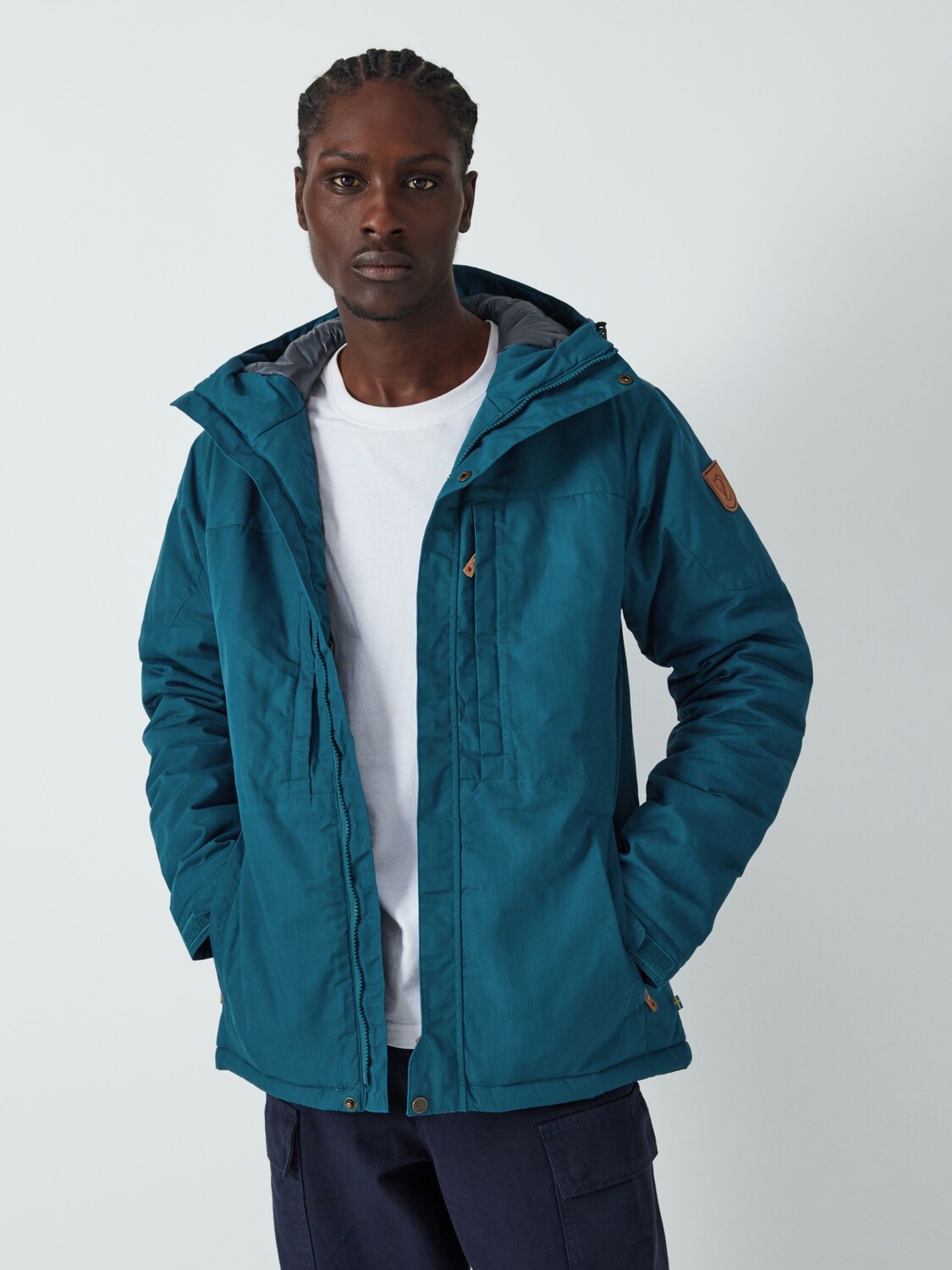 

Стеганая куртка Skogs Fjällräven, бирюзовый