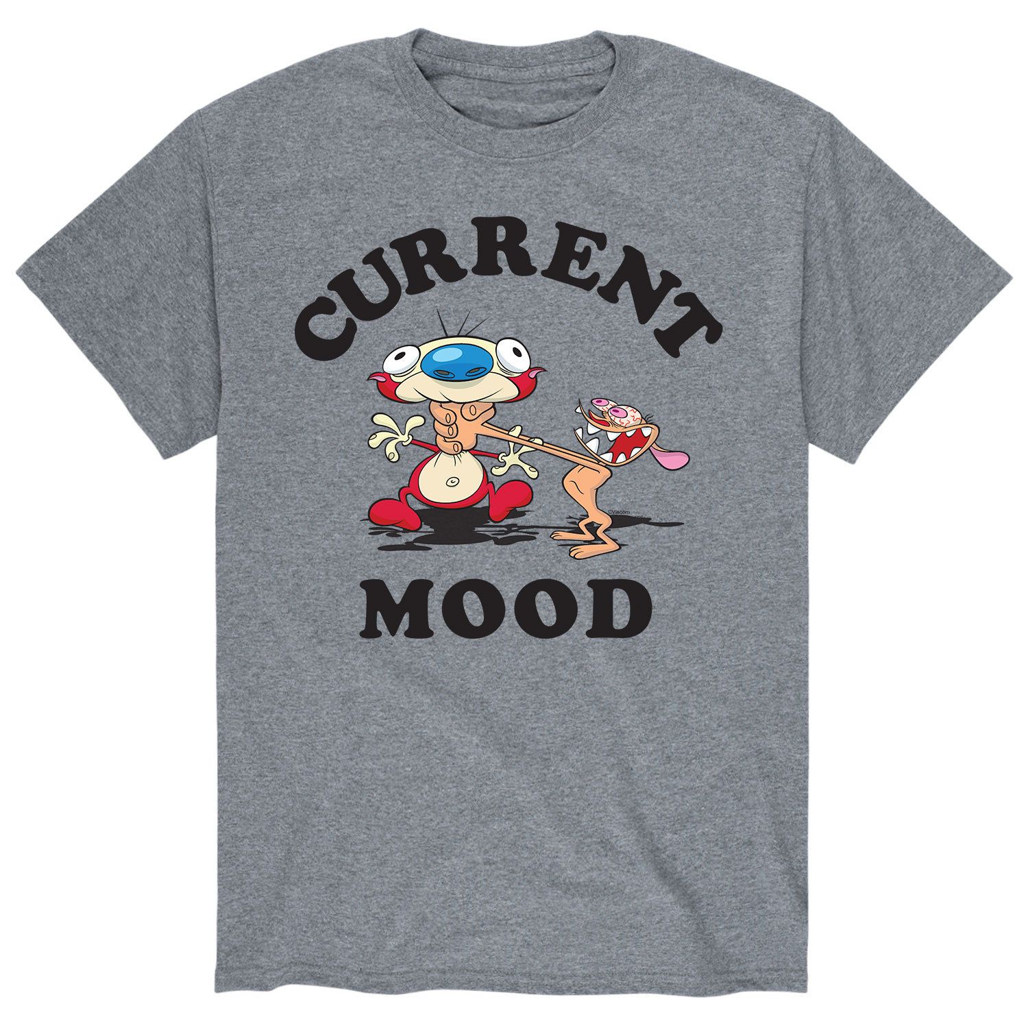 Мужская футболка Ren & Stimpy Current Mood Licensed Character