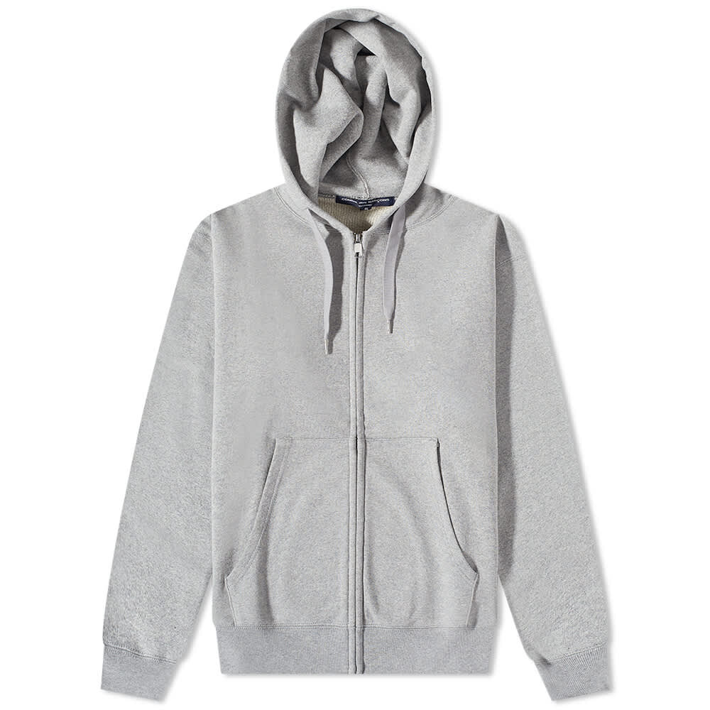 

Толстовка на молнии с логотипом Comme des Garçons Homme сзади