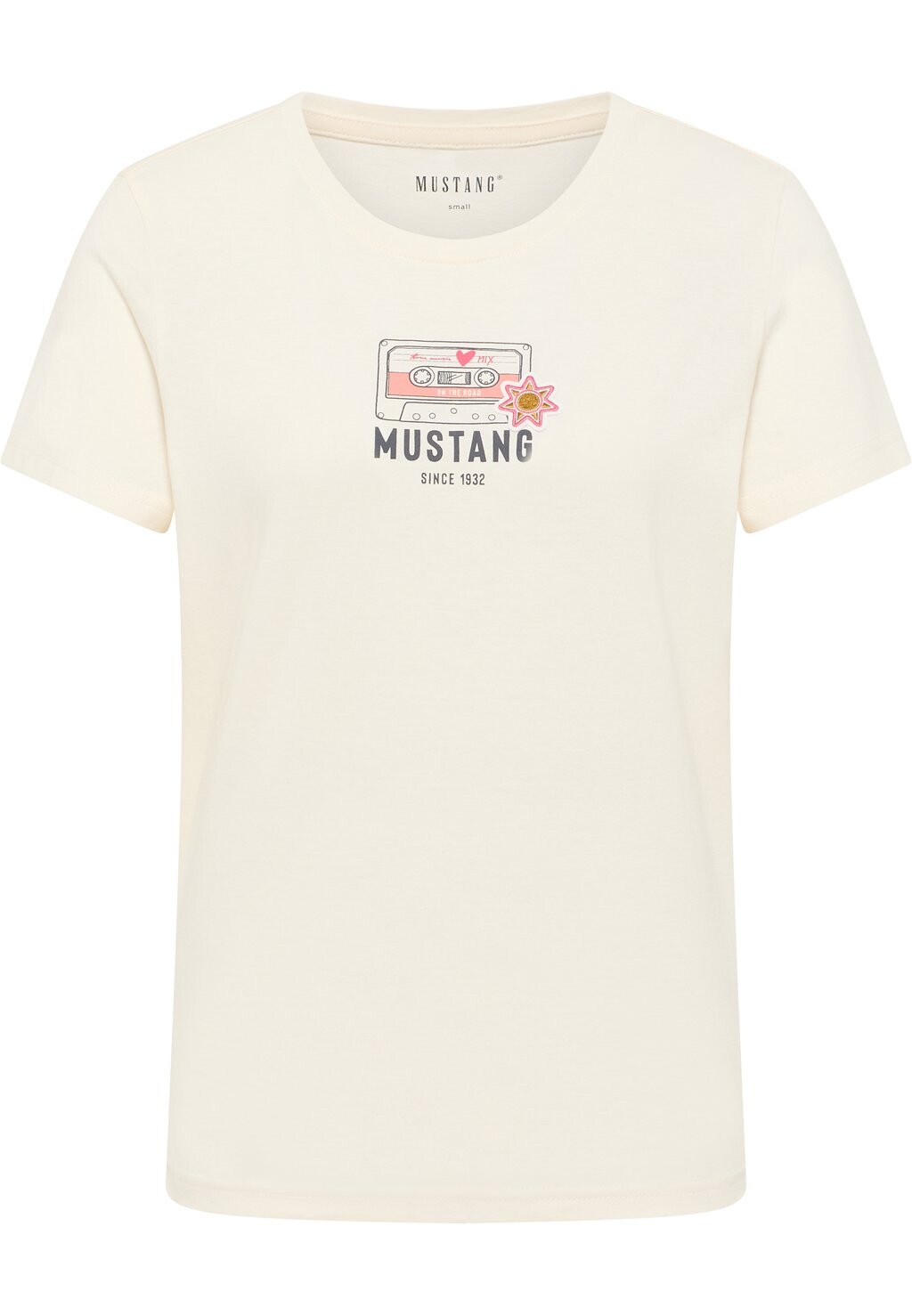 

Футболка с принтом PRINT Mustang, цвет weiß