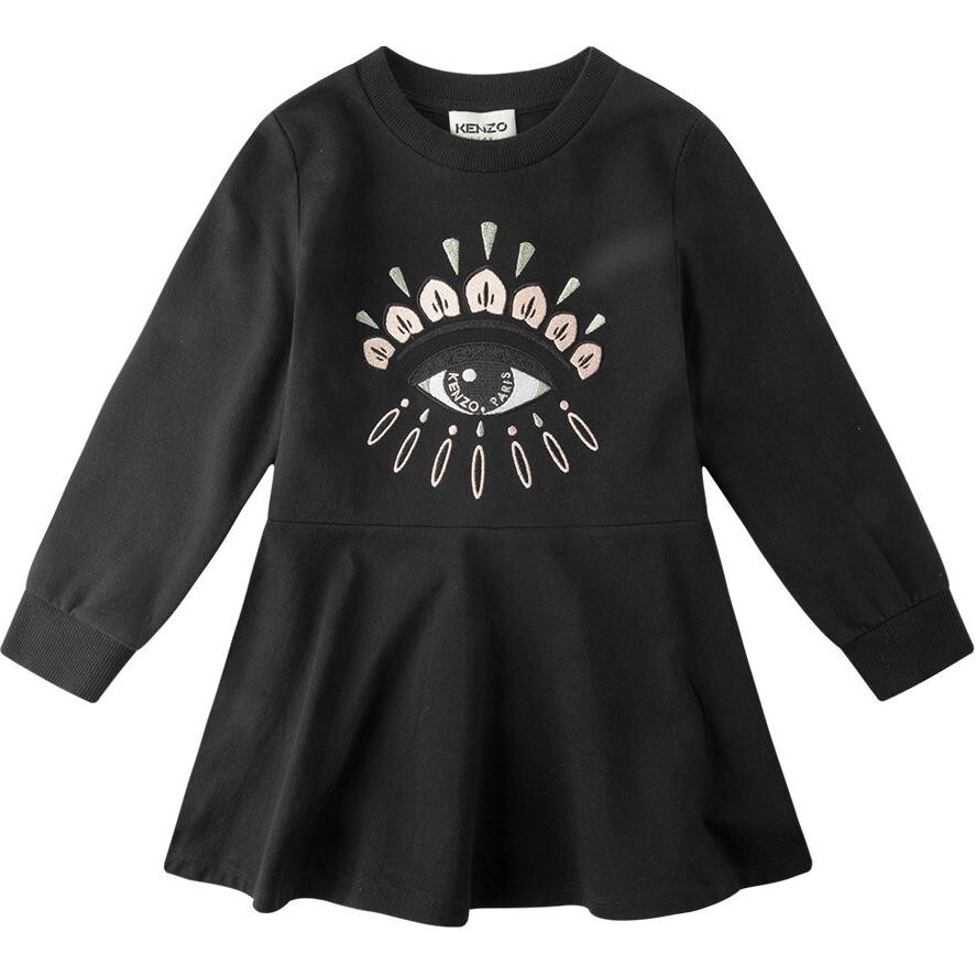 

KENZO Детское платье, цвет Black