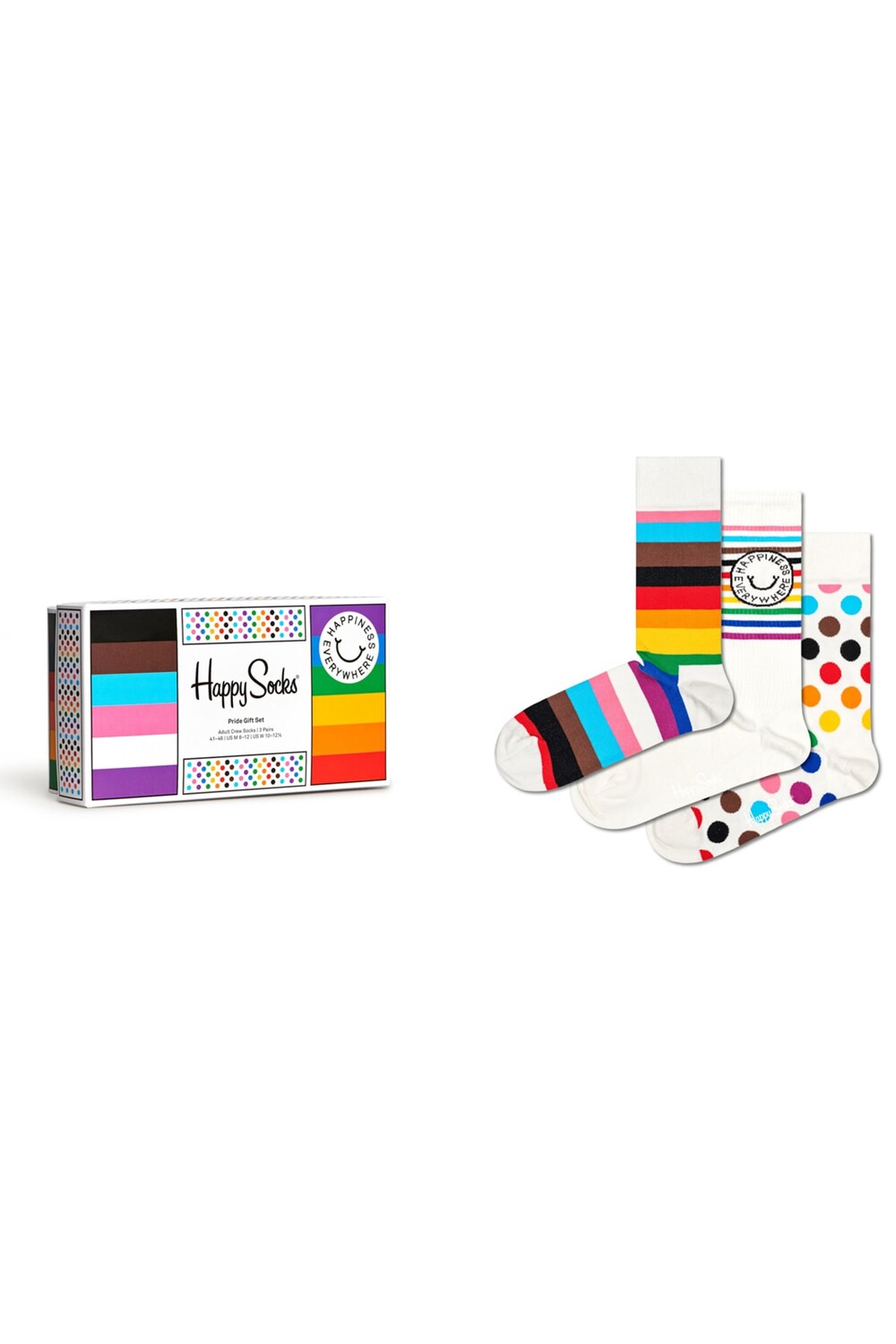 

Подарочный набор из 3 носков Pride Happy Socks, разноцветный