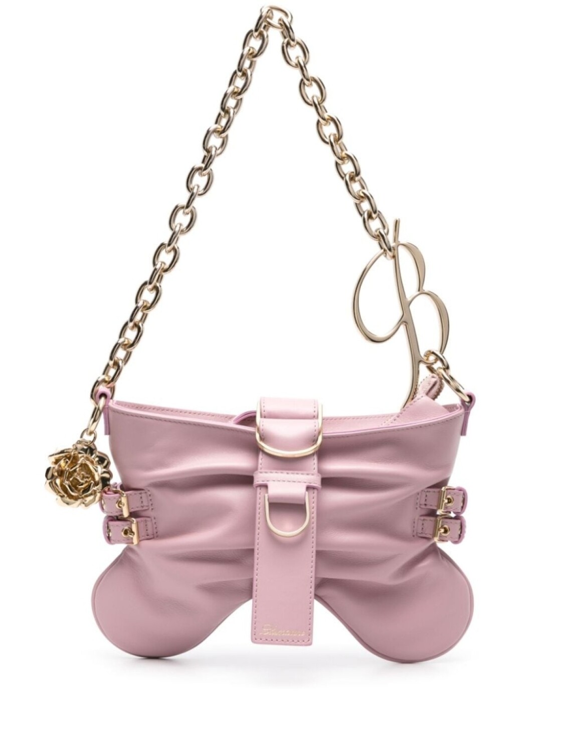 

Большая сумка на плечо Butterfly Blumarine, розовый