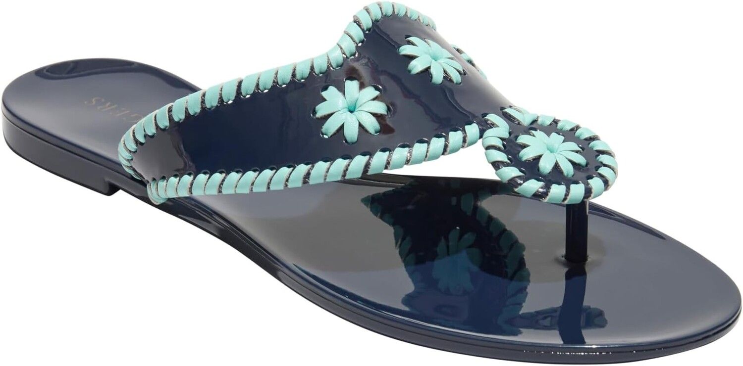 Шлепанцы Jacks Jelly Jack Rogers, цвет Midnight/Turquoise