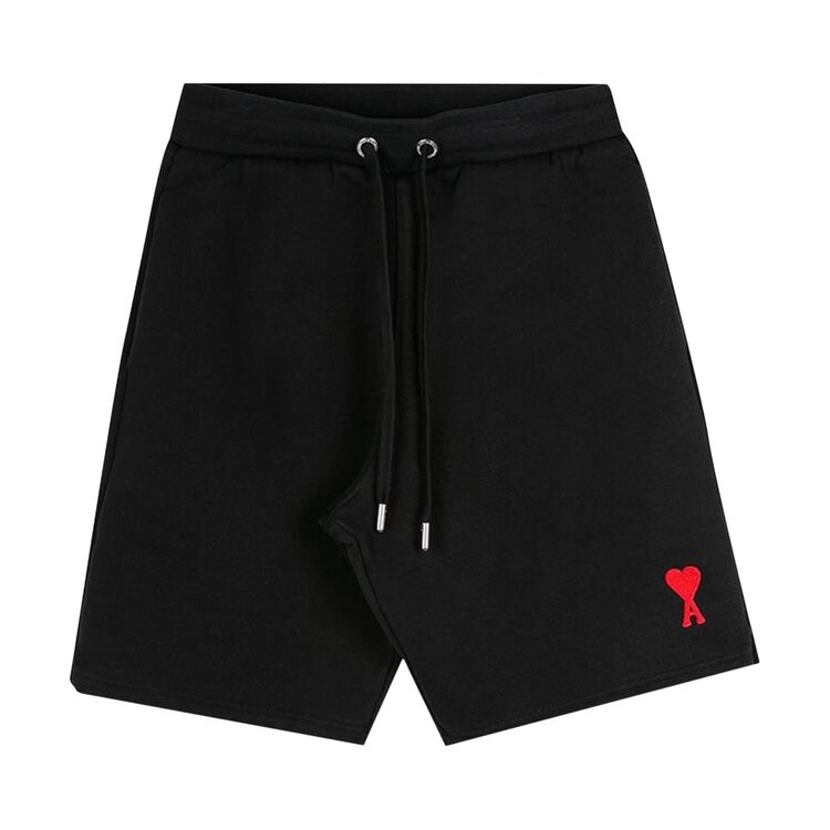 

Шорты Ami Tonal 'Black/Red', черный